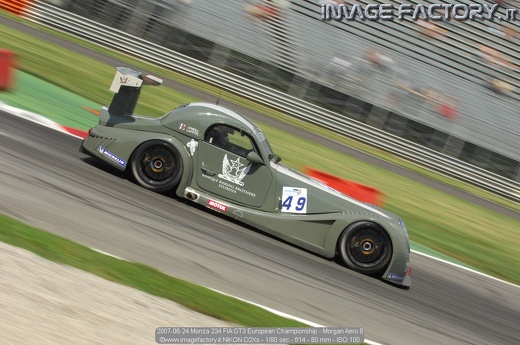 2007-06-24 Monza 234 FIA GT3 European Championship - Morgan Aero 8